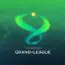 trackmania grand league logo avec étoile dorée sur fond dégradé vert